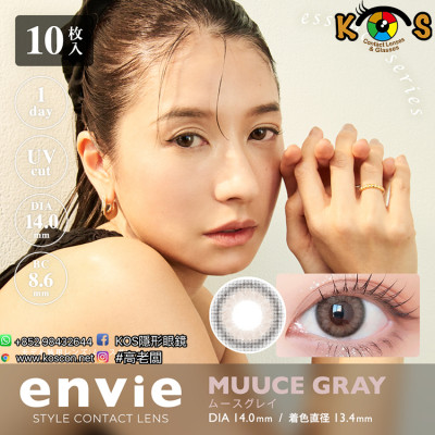 envie 1 Day Muuce Gray アンヴィ ワンデー ムースグレイ envie 1 Day Muuce Gray アンヴィ ワンデー ムースグレイ
